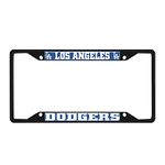 Fan Mats 31309: Los Angeles Dodgers Metal License Plate Frame Black Finish