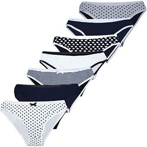 LOREZA ® 7 Mutandine di Cotone per Bambine Slip Intimo (140-146 (10-11 Anni), Set di 7) M-42495