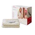 Morphy Richards EverCosy Premium Fleece Heated Electric Under Blanket, Teddy, Double, 150x122cm, 9 Settings, Adjustble Timer, 3p/hour Cost, Machine Washable, Auto Shut Off, 600021