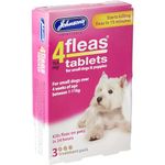 JOHNSONS 4FLEAS "DUAL ACTION" SPOT ON -SMALL DOG - LESS THAN 10KG FLEA TREATMENT (X1 PACKS)