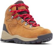 Columbia Women's Newton Ridge Plus Waterproof Amped, 2024 Elk/Mountain Red, 8