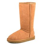 AUSLAND Women's Winter Boots Tall Snow Boots Waterproof 8.5US 5115 Chestnut 39EU