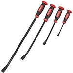 Pry Bar Set, MAXPOWER 4-Piece Heavy Duty Pry Bar with Ergonomic Handles, Includes 8", 12”, 18” & 24”