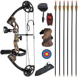 Southland Archery Supply Hero Junior Youth Compound Bow Package 10-29 LBS (Camo)