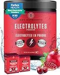 Key Nutrients Electrolytes Powder - 90 Servings - Sweet Cherry-Pom Electrolyte Drink Mix - No Sugar, No Calories, Gluten Free - Powder and Packets (20, 40 or 90 Servings)