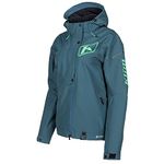 KLIM Women's Alpine Non-Insulated Gore-Tex Snowmobile Jacket, Petrol - Wintermint, Medium