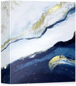 Lanpn Photo Album 4x6 600 Pockets, Large Capacity Leather Hardcover Large Photo Book that Holds 600 Vertical and horizontal Pictures Marine