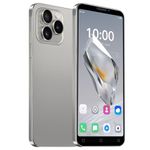 Cheap Unlocked Smartphone, 5.0 inch IPS Display, Android 9.0, 16GB ROM【Expandable to 128GB】, 3000mAh Battery, Daul Camera, Face ID, GPS, FM, Bluetooth Mobile Phones (i15Pro-Grey)