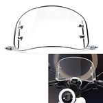 Wndshield for Scooter Motorcycle Windscreen Wind Proof for Electric Bike (Clear)