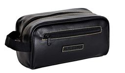 Steve Madden Men's Travel Kit, Black, One Size