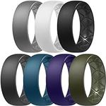 Egnaro Silicone Rings for Men with 