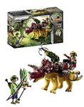 Playmobil PPLAYMOBIL 71262 Dino Rise Triceratops, dinosaur with removable armour, large movable cannon with grappling hook, toy playset suitable for ages 5+