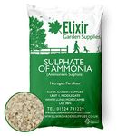 Elixir Gardens 25kg Granular Sulphate of Ammonia Vegetable Growth Fertiliser 21-0-0 | Treats 1250sqm