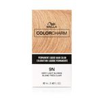 COLORCHARM Permanent Liquid Hair Color for Gray Coverage| 9N Very Light Blonde | 1.4 Fl oz.