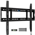 HOME VISION Heavy Duty Fixed TV Wall Mount Bracket for 48-120 Inch Extra Large Flat Screen Smart TVs, 264 Lbs Capacity, Max VESA 800x600 mm, Stud Spacing 12"-28", Low-Profile Flush Slim Design, HV8801