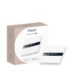 Aqara Display Switch V1 EU (4 Gang 2 Channel with Neutral), Smart Switch with LCD Display Screen, Supports Apple Home, Alexa and Google Home, SmartThings via Matter Bridge, Requires Aqara Zigbee Hub
