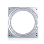 6 Inch Rotating Turntable Bearing Hardware Square Metal Rotating Swivel Plate TV Desk Turntable Bearing