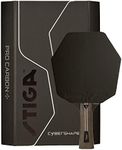 STIGA Pro Carbon+ Cybershape Table Tennis Bat, 5-Star Professional Table Tennis Bat with Hexagonal Shape for Offensive Players
