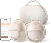 eufy Wearable Breast Pump S1 Pro Electric Hands-Free Breast Pump with Heating Technology, Portable Charging Case, App-Controlled Smart Rhythm, Hospital-Grade Suction, Leak-Proof and Ultra-Quiet
