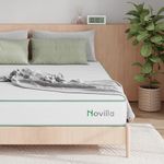 Novilla Mattresses King Size, 10.6 Inch Deep Pocket Sprung Mattress, 3-Zone Firm 5FT King Size Mattresses with Edge Support and Motion Isolation 150x200x27cm