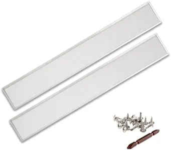 Hoopmon Gutter Guard – 100% Stainless-Steel Heavy-Duty Mesh, 100 FT Leaf & Debris Protection, Fits 5in K-Style & Half-Round Gutters, DIY Screws Included (30 Panels, 5.2in x 40in)