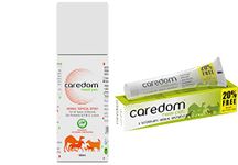 Caredom Heal Pet | Veterinary Herbal Spray & Ointment for Burns, Cuts, Skin Problems | Other Pets & Dog Spray for All Types of Wounds | 100ml | 60gm | Pack of 2