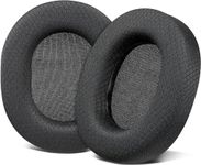 SOULWIT Earpads Replacement for SteelSeries Arctis 1/3/5/Arctis 7/7+/7P/7P+/7X/7X+/9/9X/Pro/Prime(Do Not Fit Any Arctis Nova) Headset, Ear Pads Cushions with High-Density Foam-Black