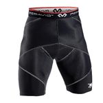 McDavid Cross Compression Shorts (Black, Large)