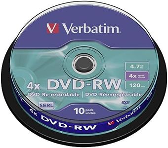 DVD-RW 4.7GB 10Pk Spindle 4X