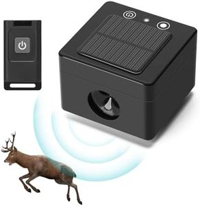 Solar Car Deer Alert, Deer Deter Whistle Devices for Car, Solar-Powered, No Need Power Cords, Wireless Remote Control, Avoid Animal-Vehicle Collisions