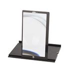 Qudinip 12in Screen Magnifier for Cell Phone, Vertical and Horizontal 3D HD Phone Magnifying Screen Amplifier Phone Stand with Screen Enlarger for Smartphones 4.0+ Inch (Black)