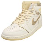 NIKE AIR Jordan 1 Retro HI Mens Fashion Trainers in Sail - 10 UK