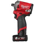 Milwaukee M12 FIWF12-622X Fuel™ Impact Wrench Kit 12V 1 x 2.0Ah & 1 x 6.0Ah Li-ion