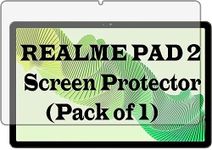 YOUTH MOBI Tempered Glass Screen Protector Compatible With Realme Tablet Pad 2 (11.5 Inch) (2023)(Transparent) (Pack Of 1)