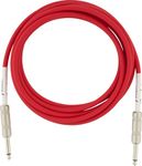 Fender Original Series Instrument Cable, for Electric and Bass Guitar, 10 ft, Straight/ Straight, 3m, Fiesta Red