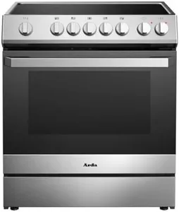 30" Electric Range with 4 Heating Elements Convection Oven 5 Cu. Ft. Capacity, 7 Functions Professional Electric Range Oven with Smooth Glass Top, Stainless Steel, Perfect for Family Kitchen Cooking