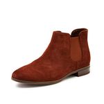 Clarks Womens Trish Red Chelsea Mahogany