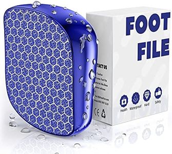 Foot File Callus Remover for Feet, Hypoallergenic Glass Foot Rasp File and Callus Remover with Glass-Etching Technology for Dry or Wet Feet, Foot Scrubber for Heel Scraper & in Shower Foot Scrubber Dead Skin Remover (1 Pack)