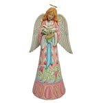 Enesco Jim Shore Heartwood Creek Easter Angel with Lilies and Dove Figurine