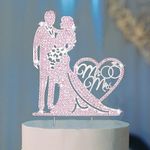 Jaciya Wedding Cake Topper Pink Rhi