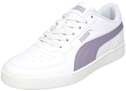 PUMA | Court Curves Everyday Comfort Sneakers | White-Pale Plum | 6UK