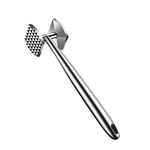 Aliglow Meat Tenderizer 304 Stainless Steel Heavy Sturdy Hammer/Mallet/Pounder Tool For Tenderizing and Pounding Steak,Beef And Poultry. Solid Metal Construction