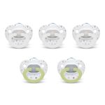 NUK Fashion Orthodontic Pacifiers, 0-6 Months, Timeless Collection, 5 Pack