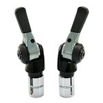 MicroShift BS-A11 TT Bar End Shifters 2/3 x 11 Speed for Shimano, MIS2107