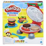 Play-Doh Burger Barbecue Set, Multi-colored, 21.5 x 6 x 20.5 centimetres