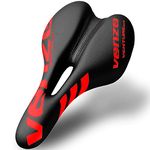 Venzo Comfortable Bike Bicycle Saddle Seat - for MTB, Road, Exercise, Trekking, Folding, Hybrid & Cruiser Bikes - XC Saddle Seat - Red