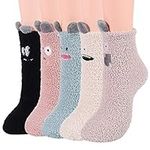 Zando Women Winter Fuzzy Socks Cute