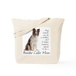 CafePress Border Collie Mom Tote Bag Natural Canvas Tote Bag, Reusable Shopping Bag