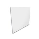 White UPVC Flat Door Panel (W: 750mm x H: 750mm x D: 28mm) 28mm Thick Plastic Half Foam Filled