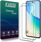 KAREEN 2 Pack Tempered Glass for Samsung Galaxy S21 FE 5G Screen Protector, Support Fingerprint Reader, Anti Scratch, Case Friendly, 9H Haredness, Bubble Free